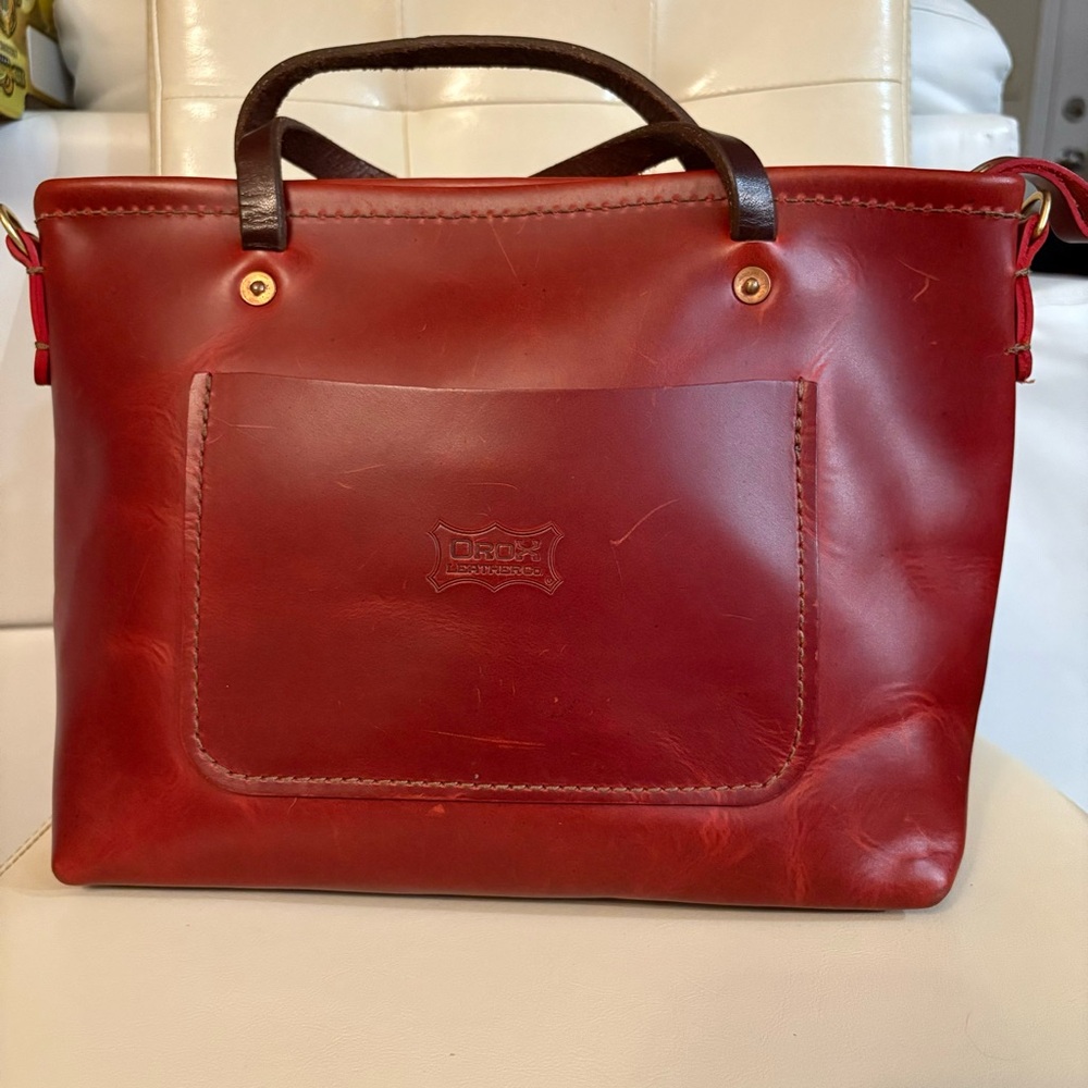 Orox Leather Merces Cross in Red